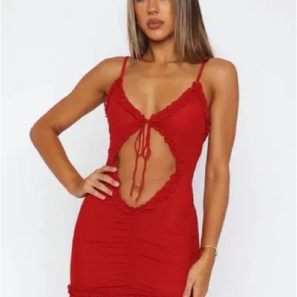 White Fox Boutique “Sensational Mini Dress red”